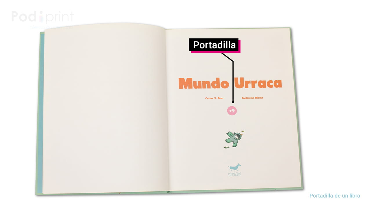 Portadilla de libro