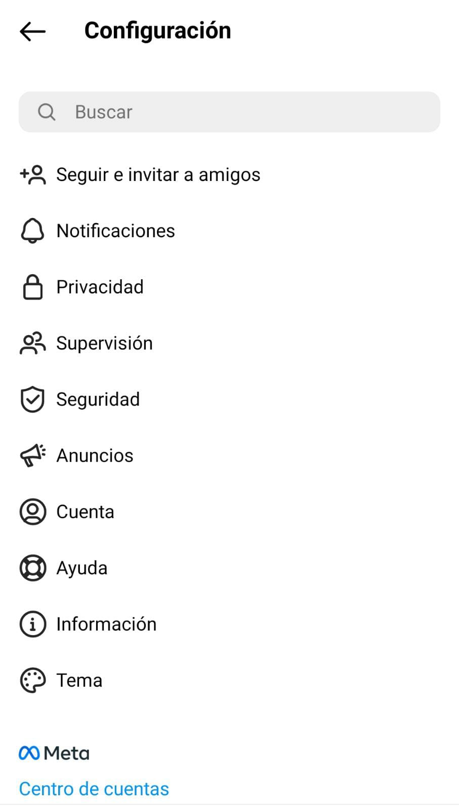 Configuración cuenta empresa Instagram