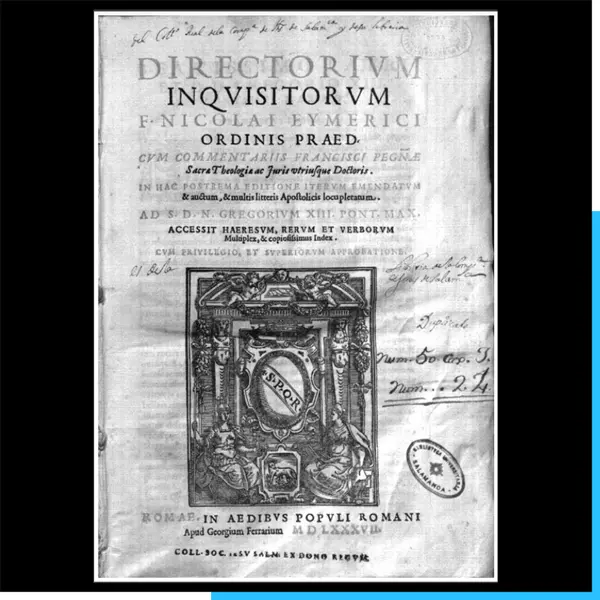 Directorium Inquisitorum libro de hechicería y esoterismo 

